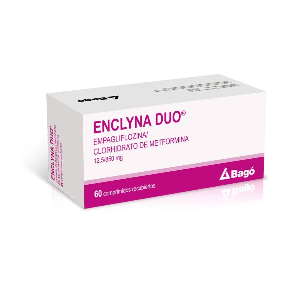 Enclyna Duo 12,5/850 mg x 60 comprimidos recubiertos BAGO